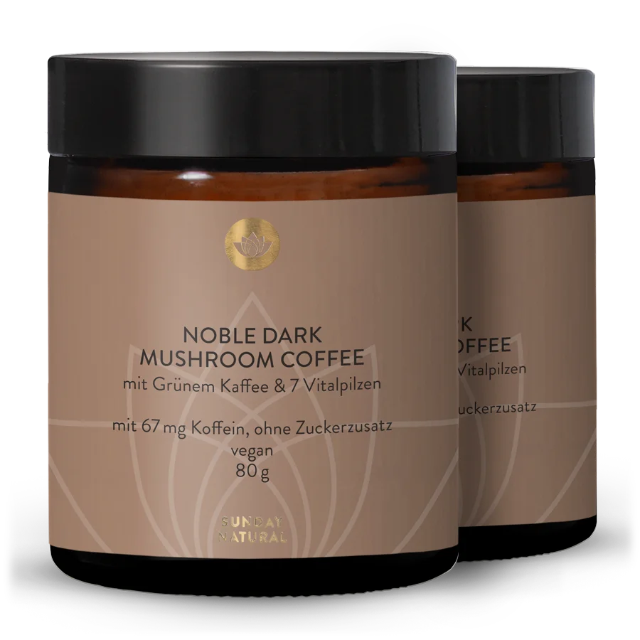 Noble Dark Mushroom Coffee 2x80g