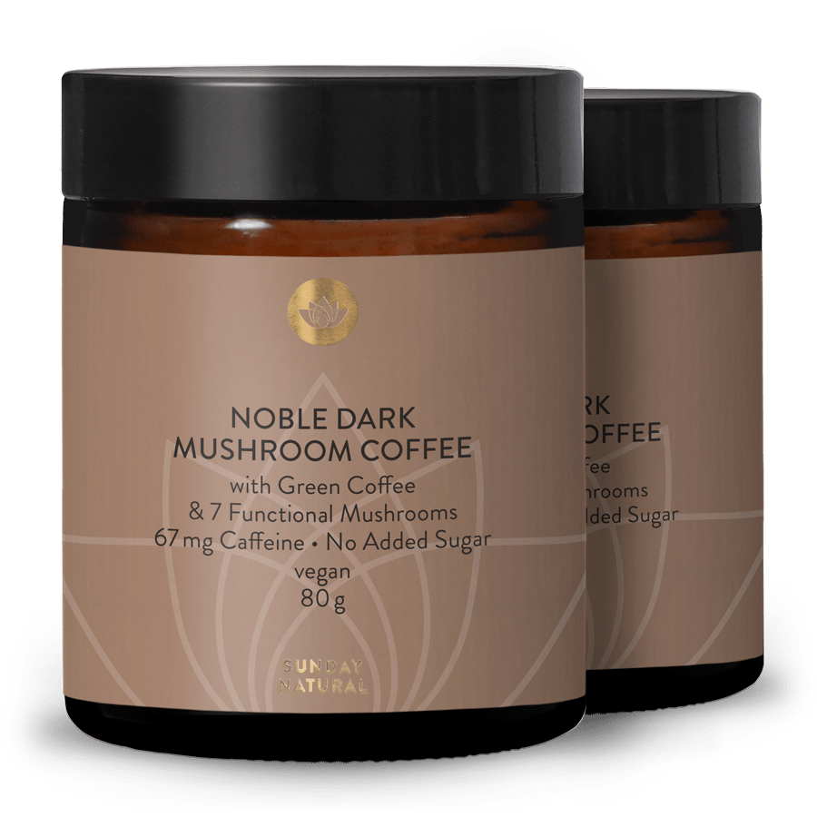 Noble Dark Mushroom Coffee 2x80g