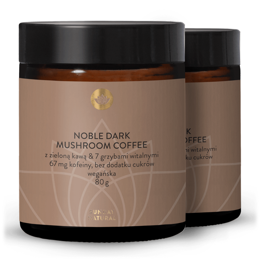 Noble Dark Mushroom Coffee 2x80 g