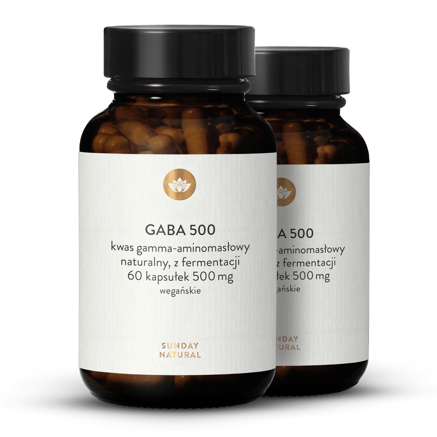 GABA 500 mg kapsułki 2x60 kapsułek
