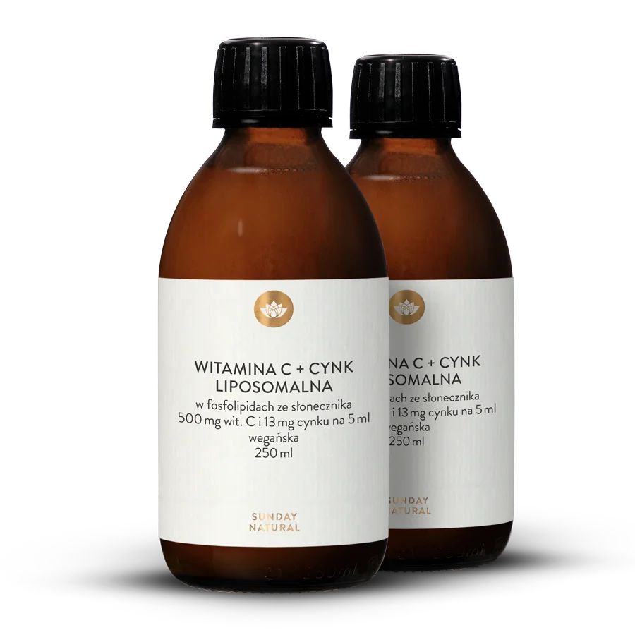 Witamina C + Cynk Liposomalna 2x250 ml