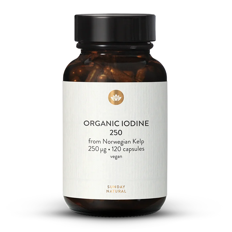 Organic Iodine 250µg 120 capsules