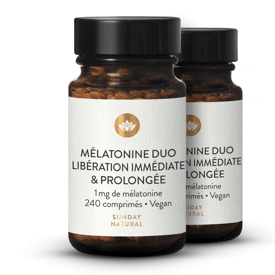 Mélatonine duo 1 mg 2 x 240 comprimés