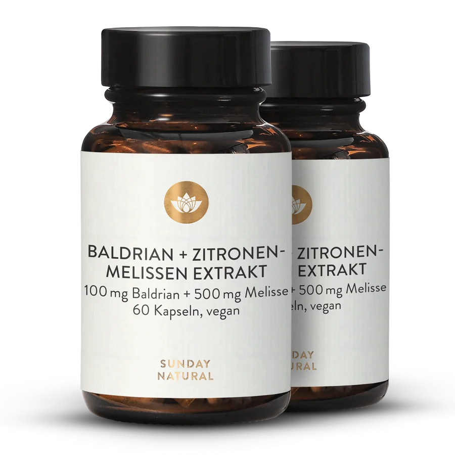 Baldrian + Zitronenmelisse Kapseln 2x60 Kapseln