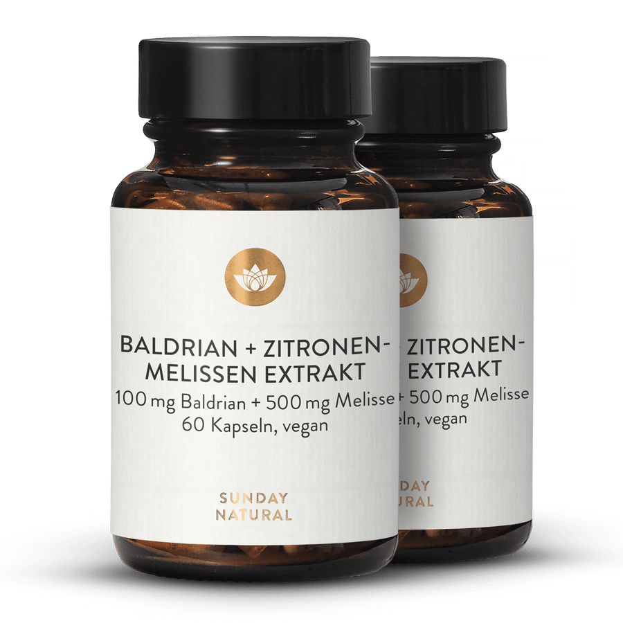 Valerian + Lemon Balm Capsules 2x60 capsules