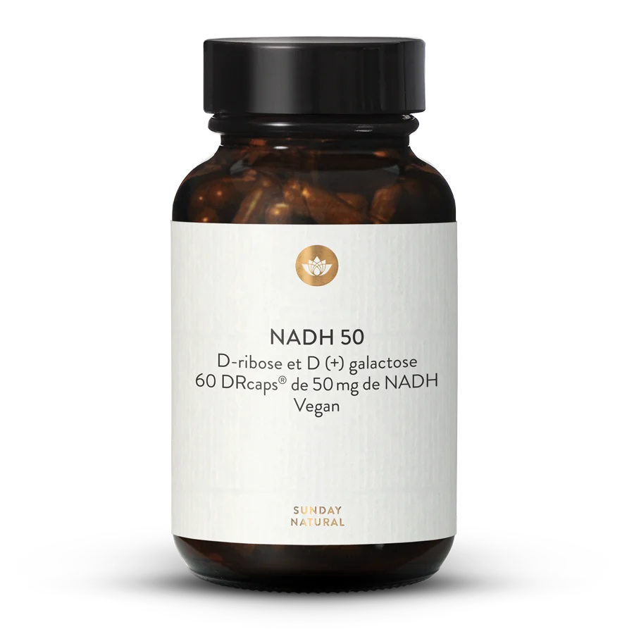 NADH 50 - D-Ribose + D(+)Galactose 60 gélules