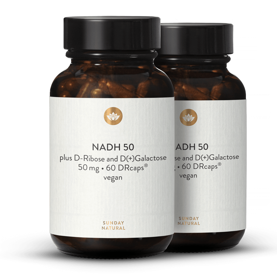 NADH 50 D-Ribose & D(+) Galactose 2x60 capsules