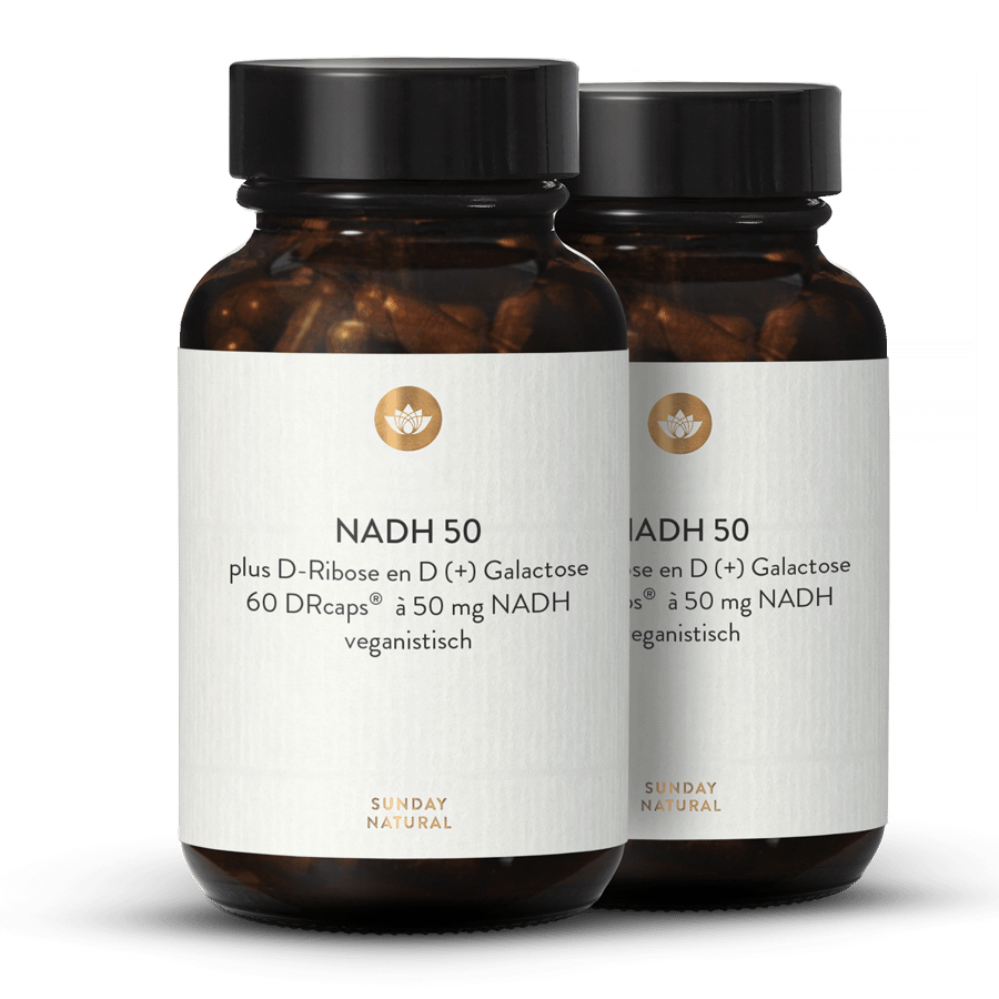 NADH 50 + D-Ribose en D(+)Galactose 2x60 capsules