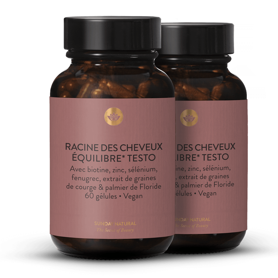 Racines des cheveux - Équilibre Testo 2 x 60 gélules
