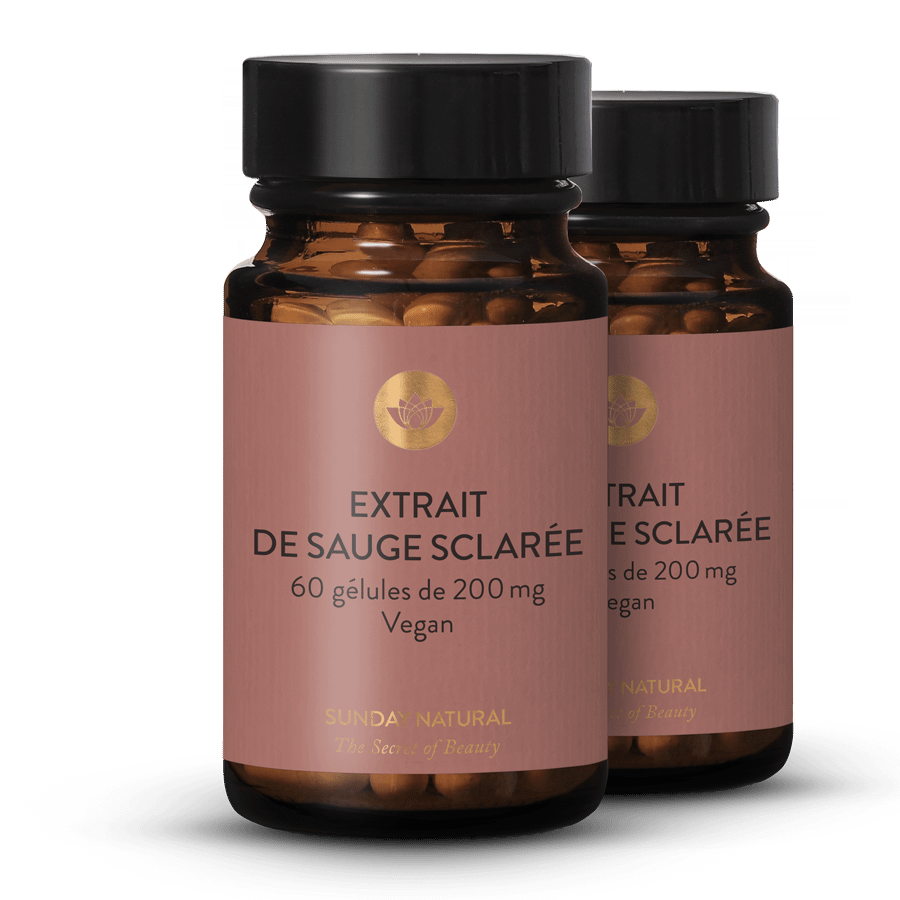 Extrait de sauge sclarée 2 x 60 gélules