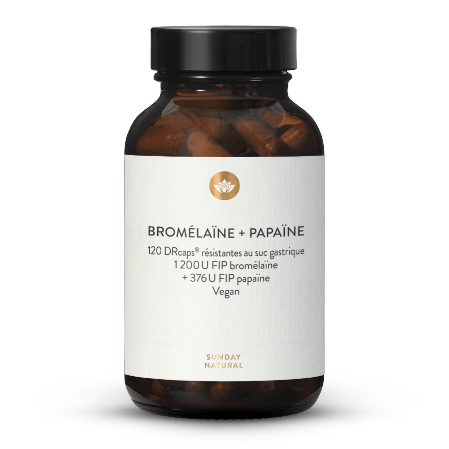 Complexe bromélaïne + papaïne 120 gélules