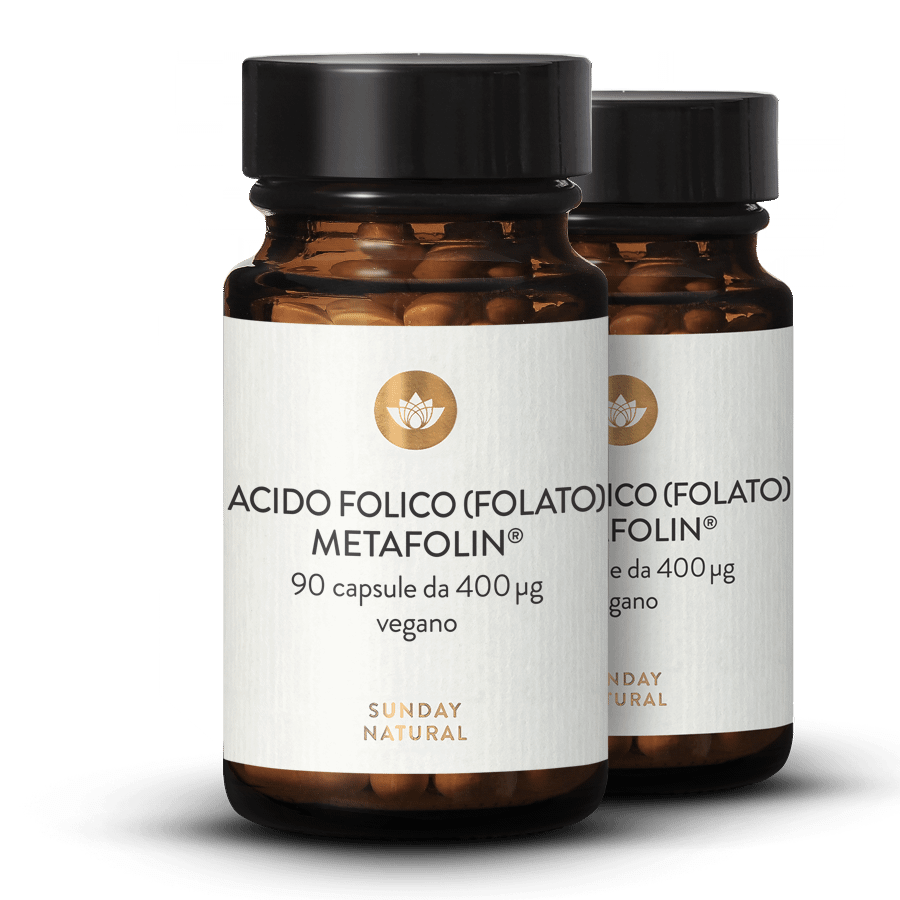 Acido folico (folato) Metafolin® 400 2 x 90 capsule