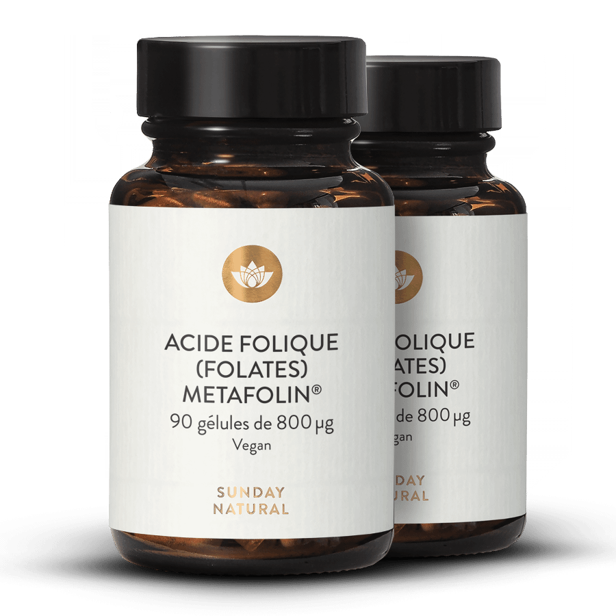 Acide folique (folate) Metafolin® 800 2 x 90 gélules