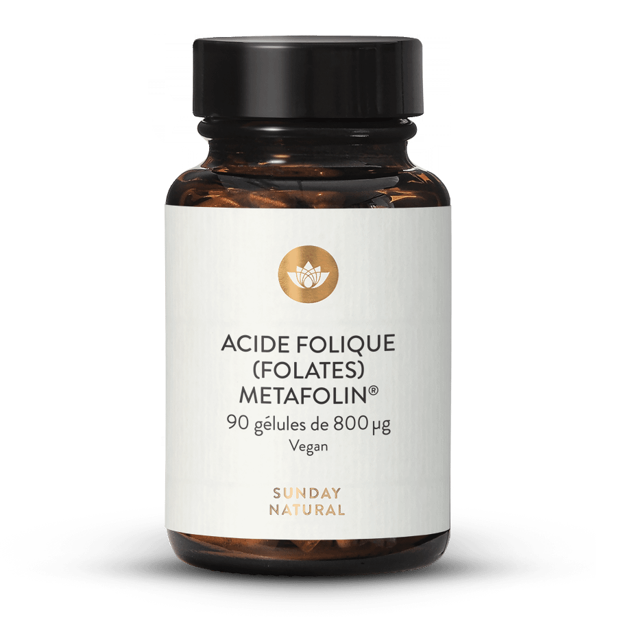 Acide folique (folate) Metafolin® 800 90 gélules