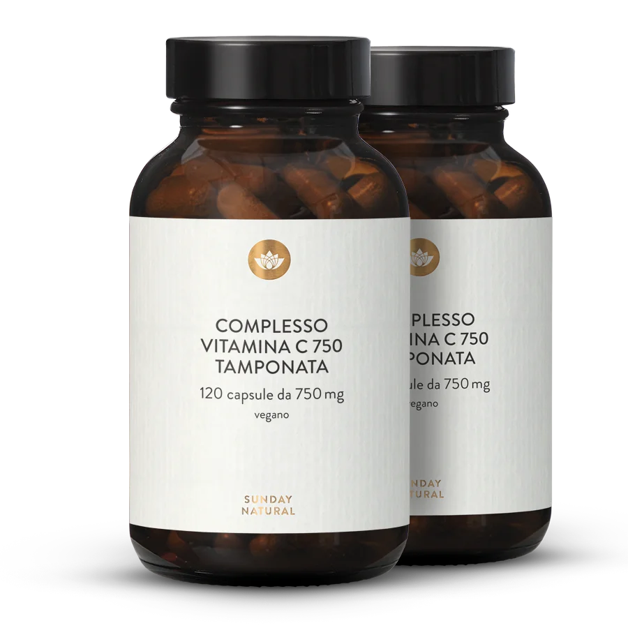 Complesso vitamina C 750 tamponata 2 x 120 capsule