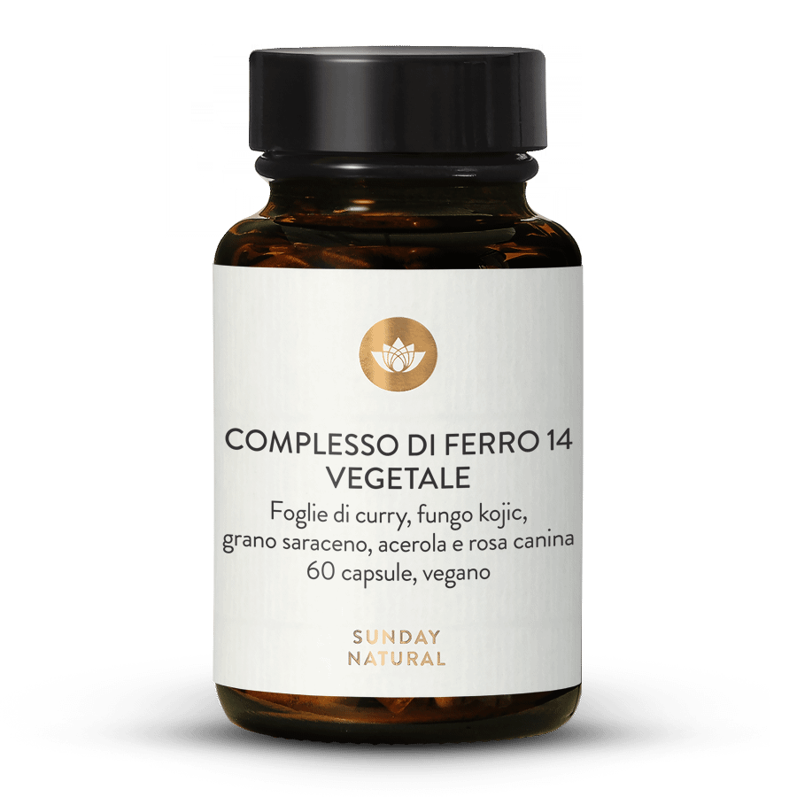 Ferro vegetale complesso 14 mg 60 capsule