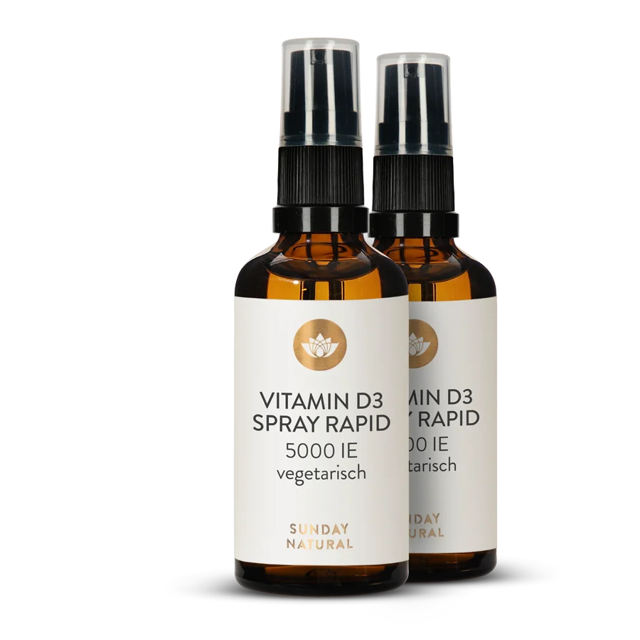 Vitamine D3 Rapid Spray 5 000 UI, Dosage Élevé 2 x 50 ml