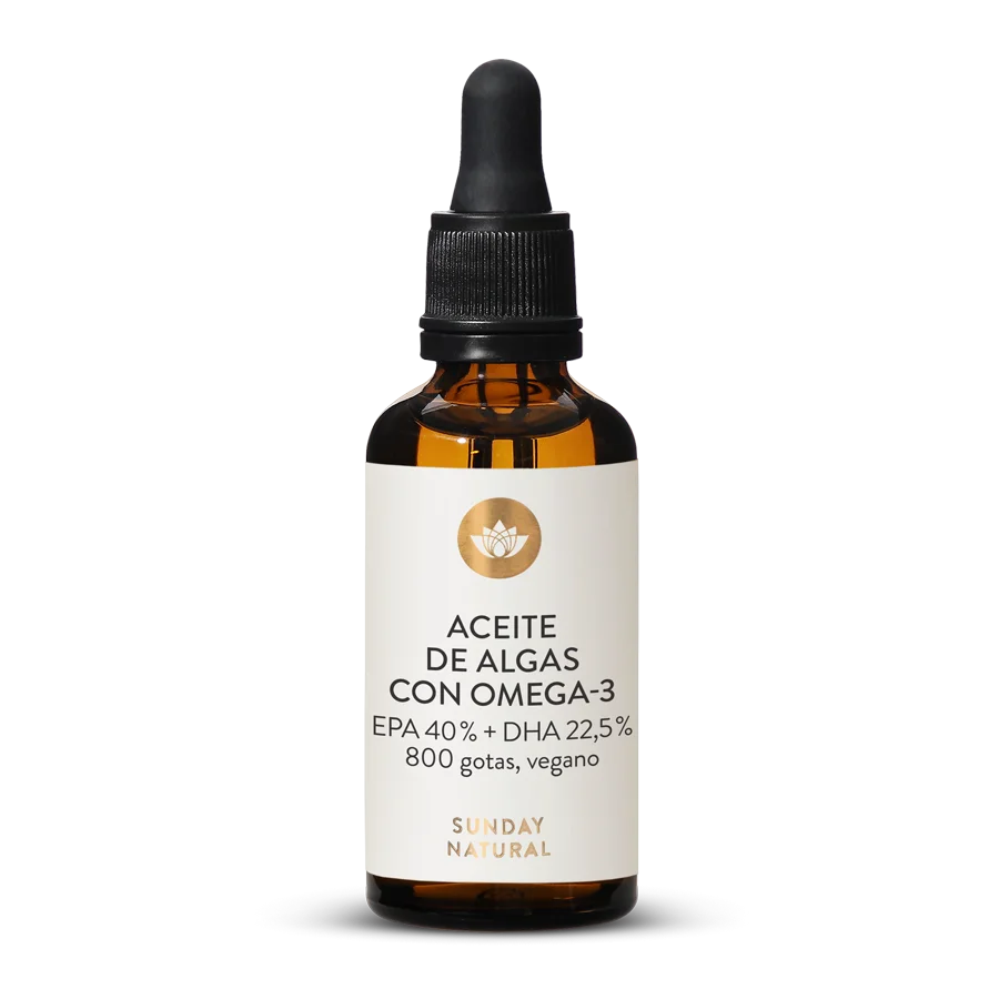 Aceite omega 3 EPA 40 % + DHA 22,5 % vegano 47,8ml