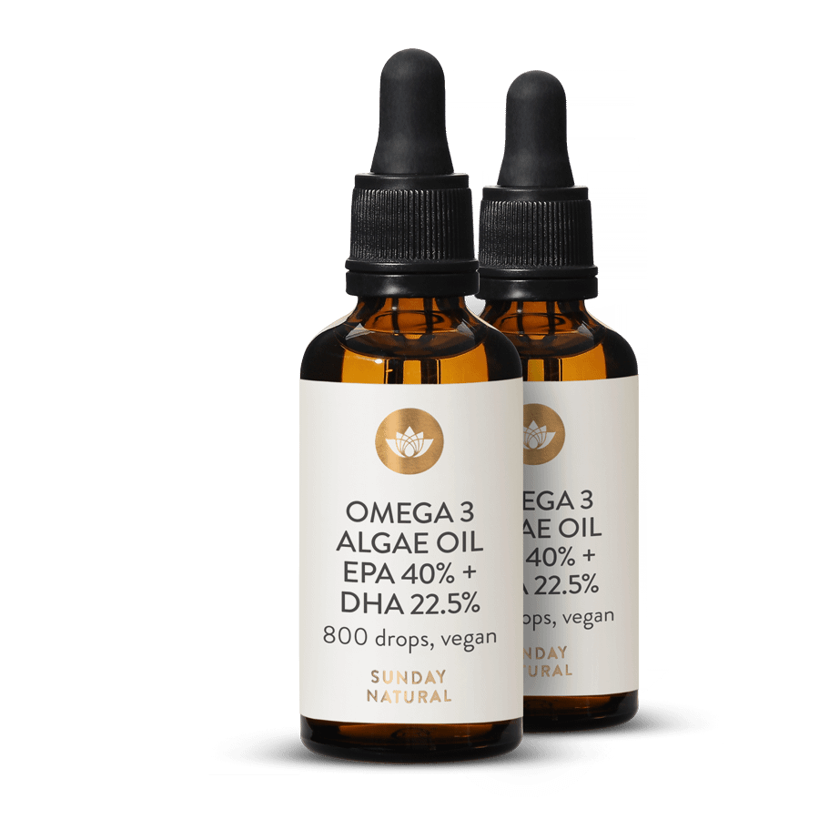 Omega-3 Oil EPA 40% + DHA 22.5% Vegan 2x47.8ml