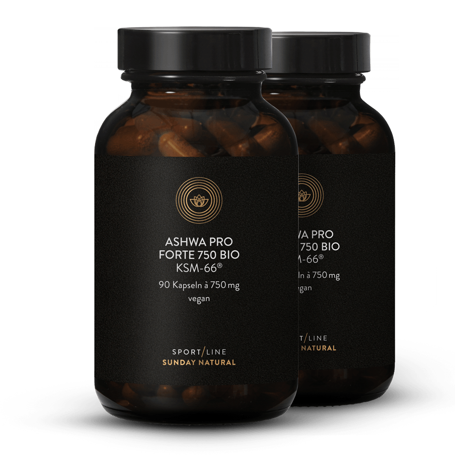 Ashwa Pro Forte 750 mg Biologisch 2x90 capsules