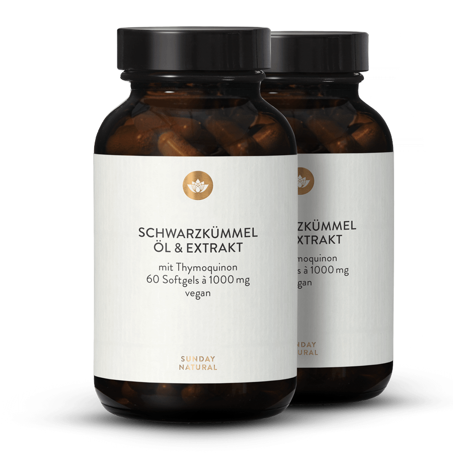 Zwarte komijn olie & extract 2x60 capsules
