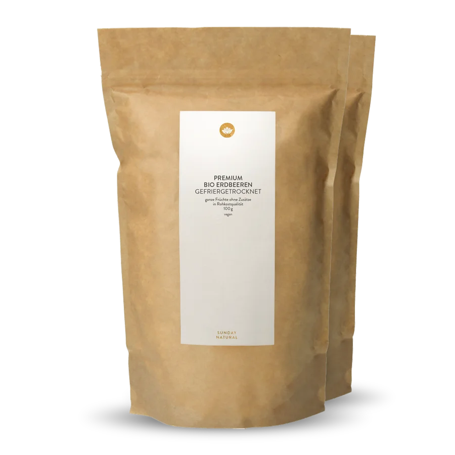 Organic Freeze-Dried Strawberries 2x100g