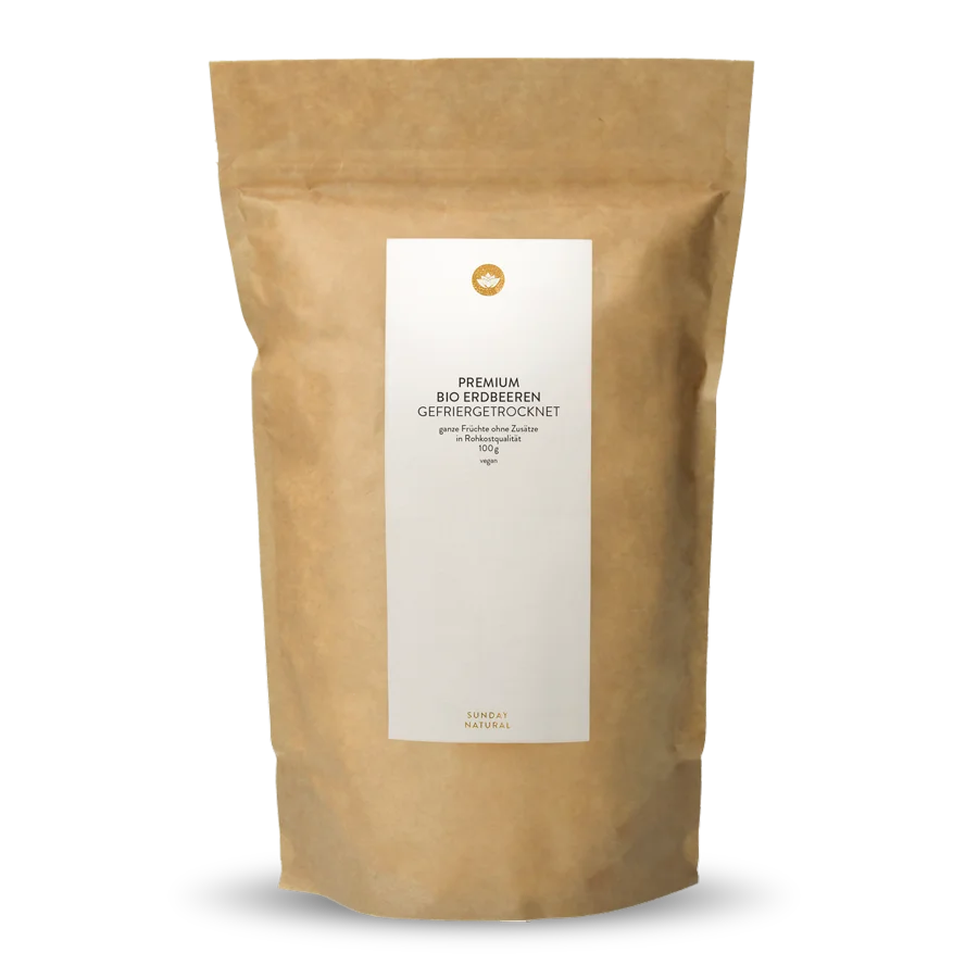 Organic Freeze-Dried Strawberries 100g