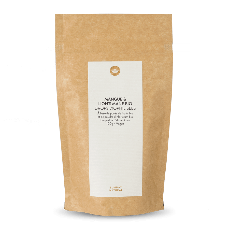 Gouttes de mangue bio Lion's Mane 100 g