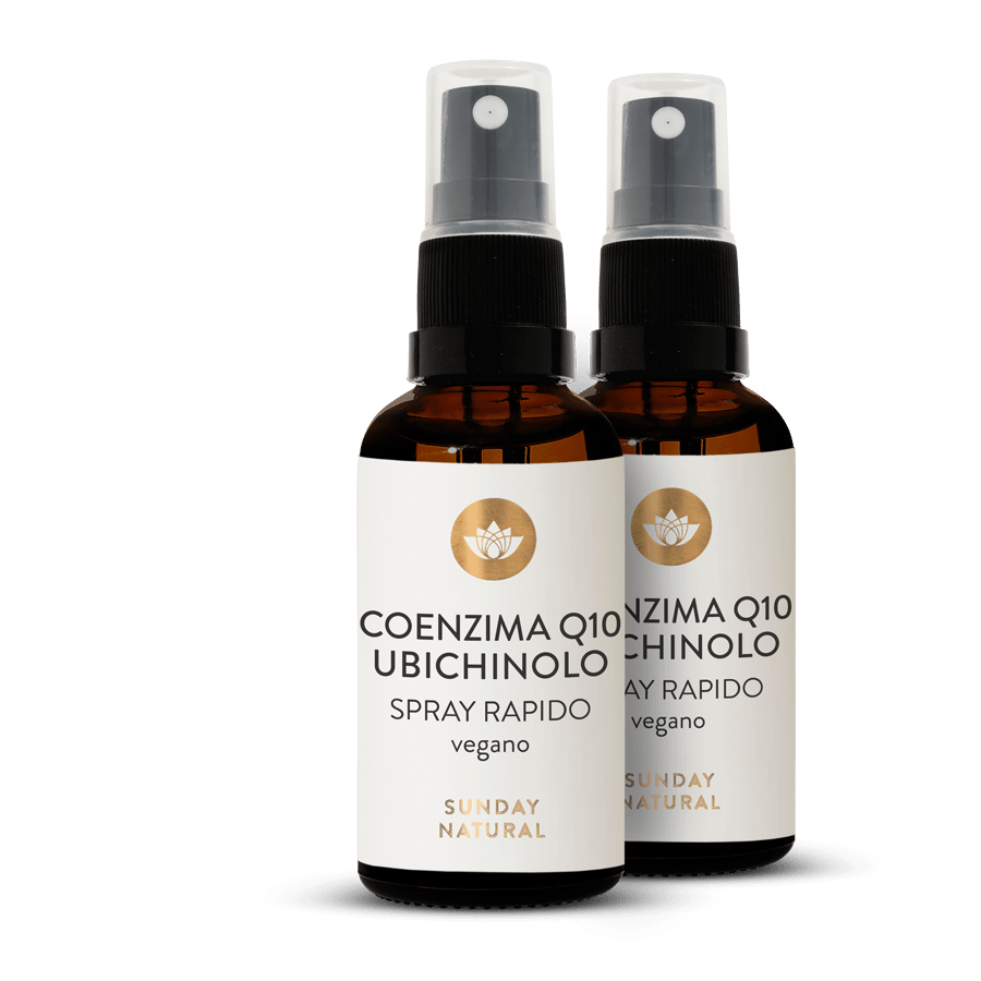 Coenzima Q10 ubichinolo spray rapido vegano 2 x 30 ml