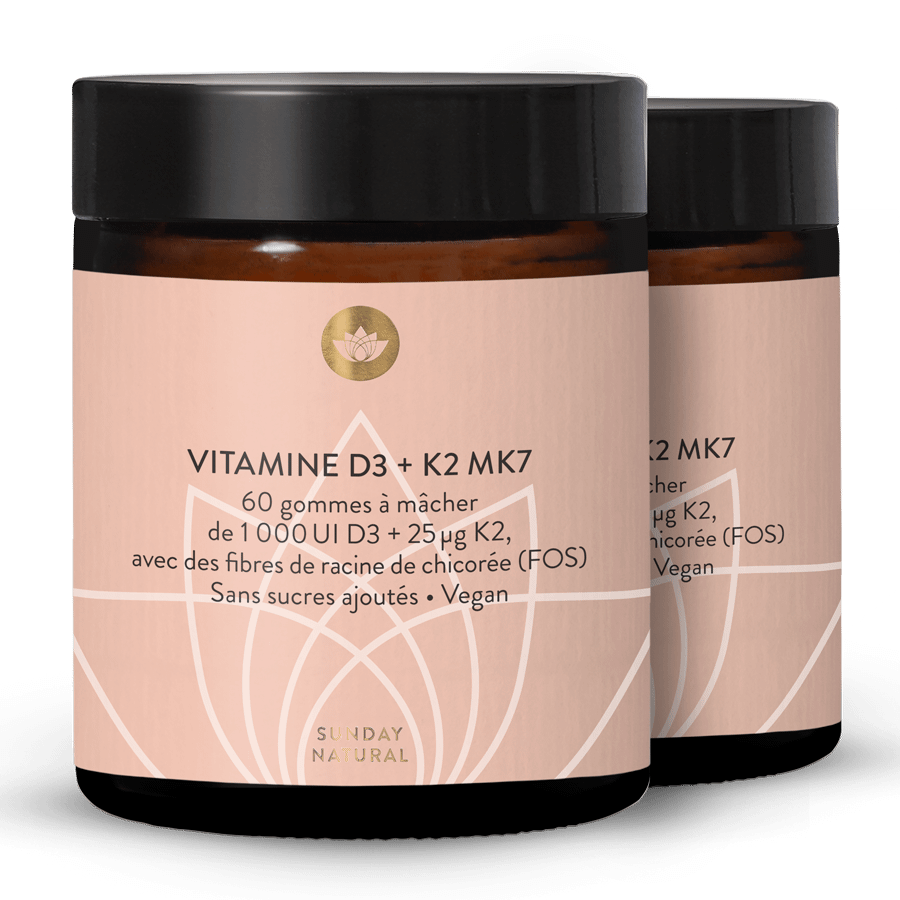 Gummies Vitamine D3 + K2 MK7 2x60 gummies