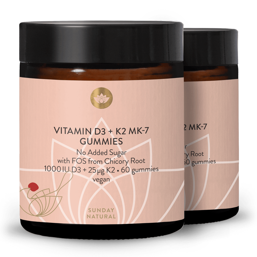 Vitamin D3 + K2 MK7 Gummies 2x60 gummies