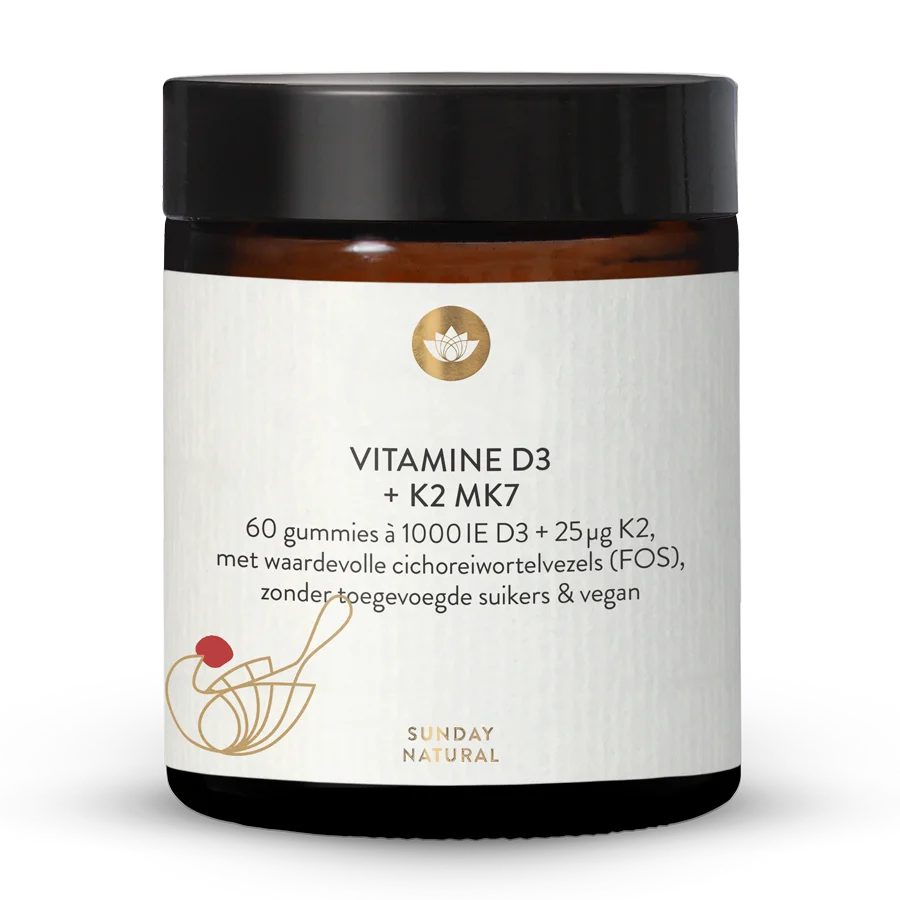 Vitamine D3 + K2 MK7 Gummies 60 gummies