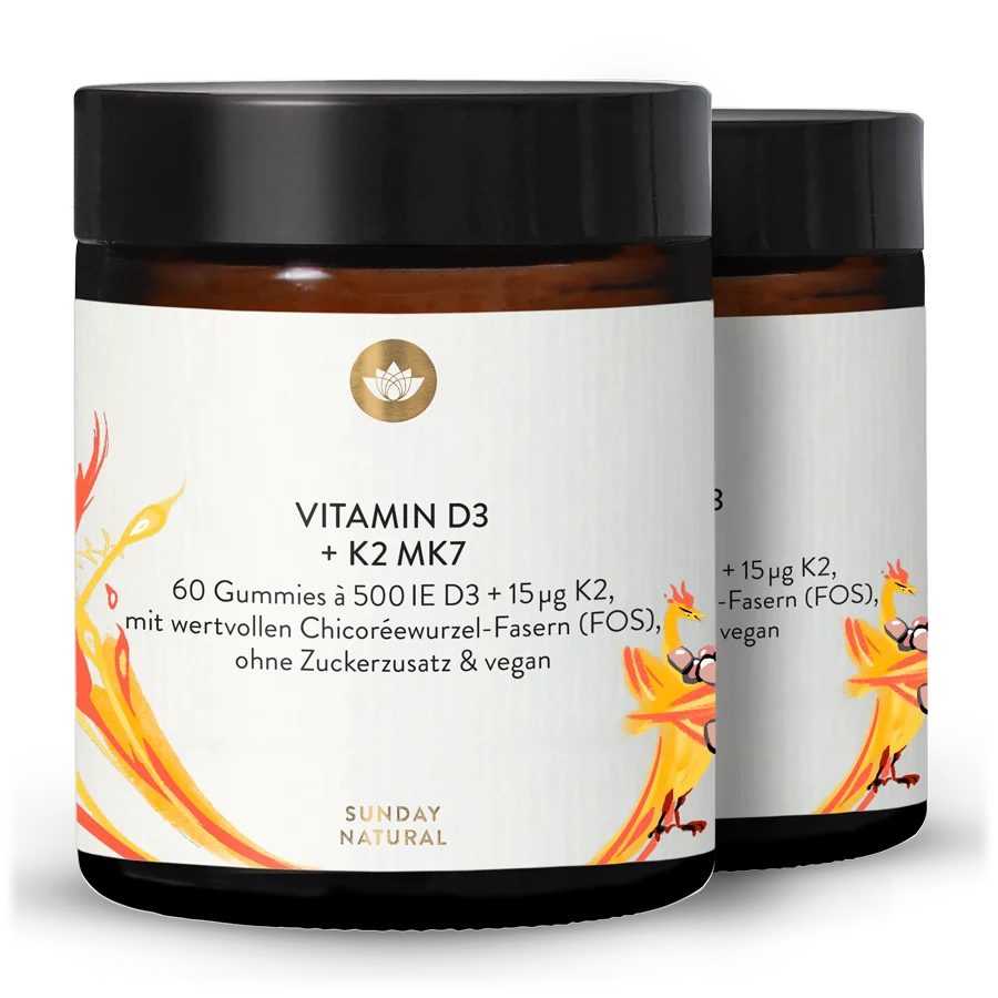 Vitamin D3 + K2 MK7 Kids Gummies 2x60 Gummies