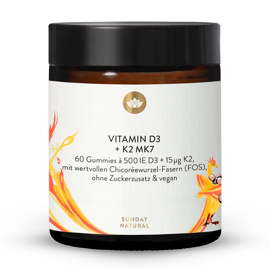 Gummies vitamines D3 + K2 MK7 enfants 60 gummies