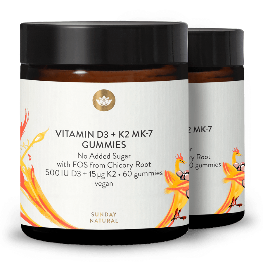 Vitamin D3 + K2 MK7 Kids Gummies 2 x 60 gummies