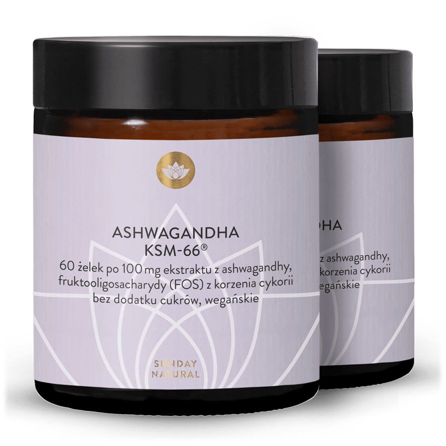 Ashwagandha KSM-66® Żelki 2x60 żelek