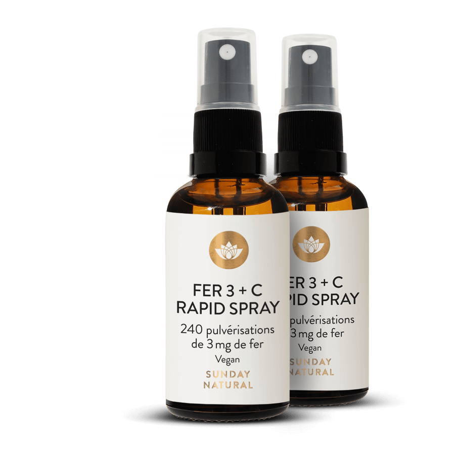 Fer + vitamine C Rapid Spray 2 x 30 ml