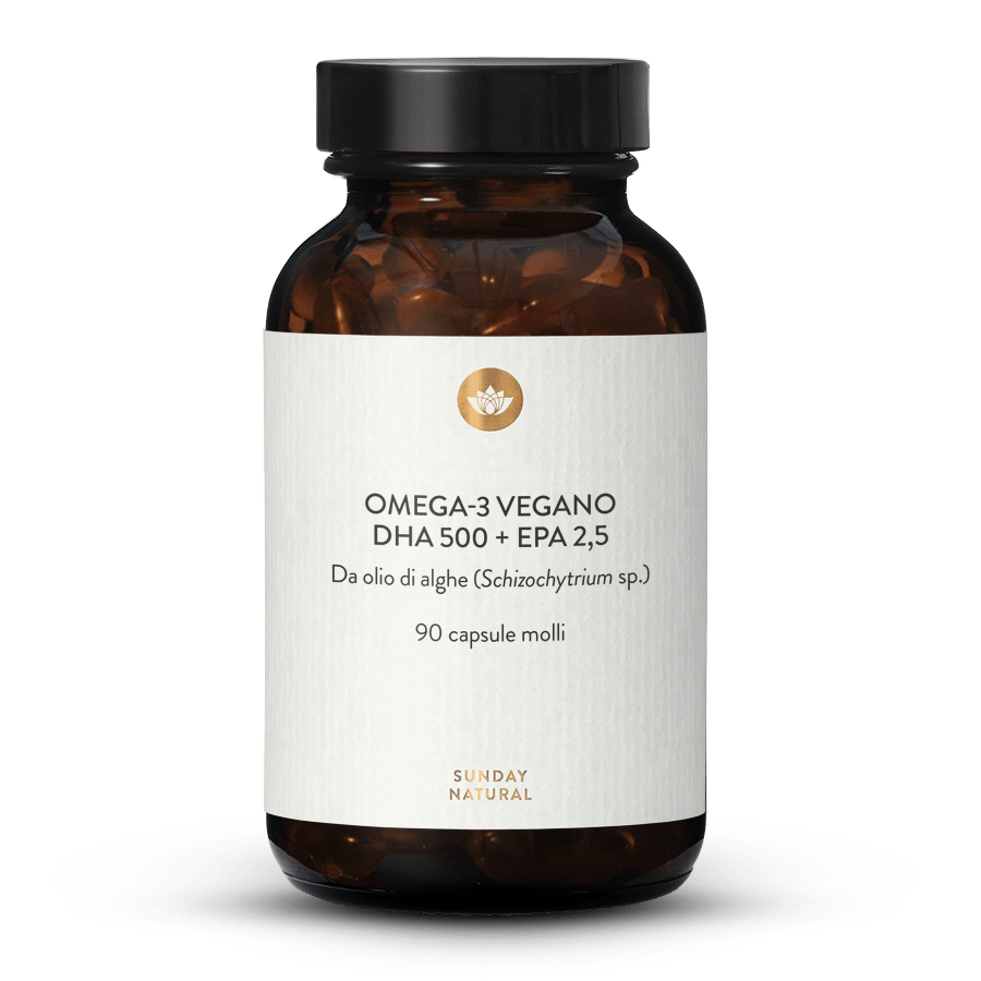 Omega-3 DHA 500 EPA 2,5 vegano 90 capsule molli