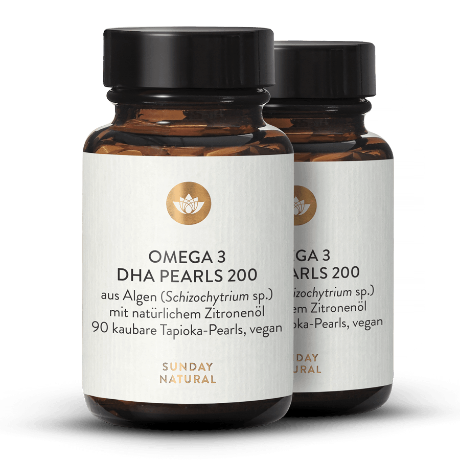 Omega 3 Pearls DHA 200 Vegan, Kaubar 2x90 Kapseln