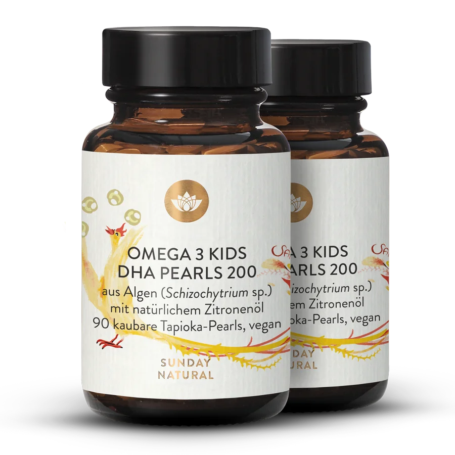 Omega 3 Kids DHA Pearls 200 Vegan, Kaubar 2x90 Kapseln