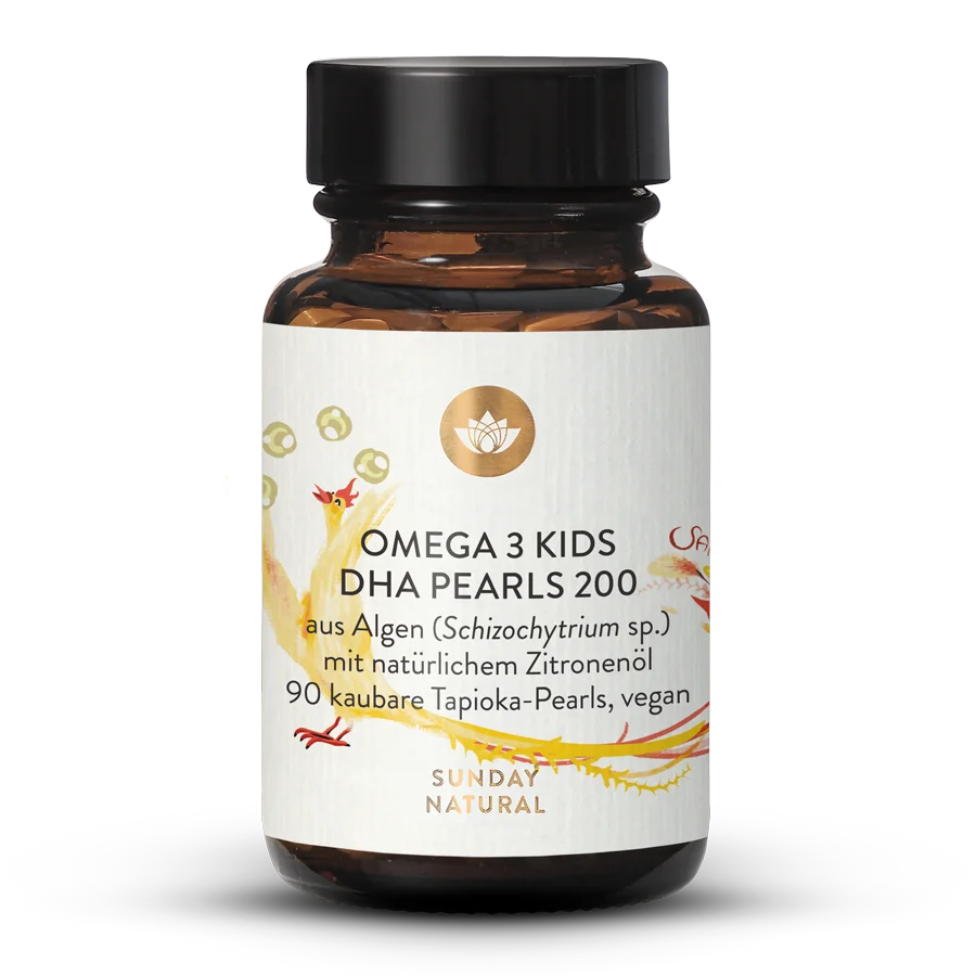Omega 3 Kids DHA Pearls 200 Vegan, Kaubar 90 Kapseln