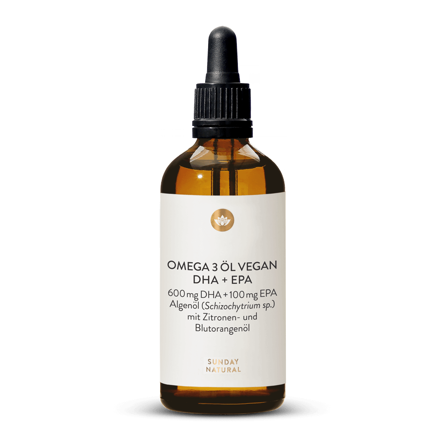 Omega 3 Öl DHA 60% + EPA 10% Vegan 100ml