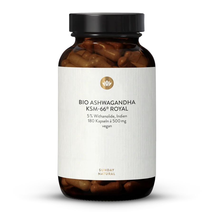Bio Ashwagandha KSM-66® Royal 180 Kapseln