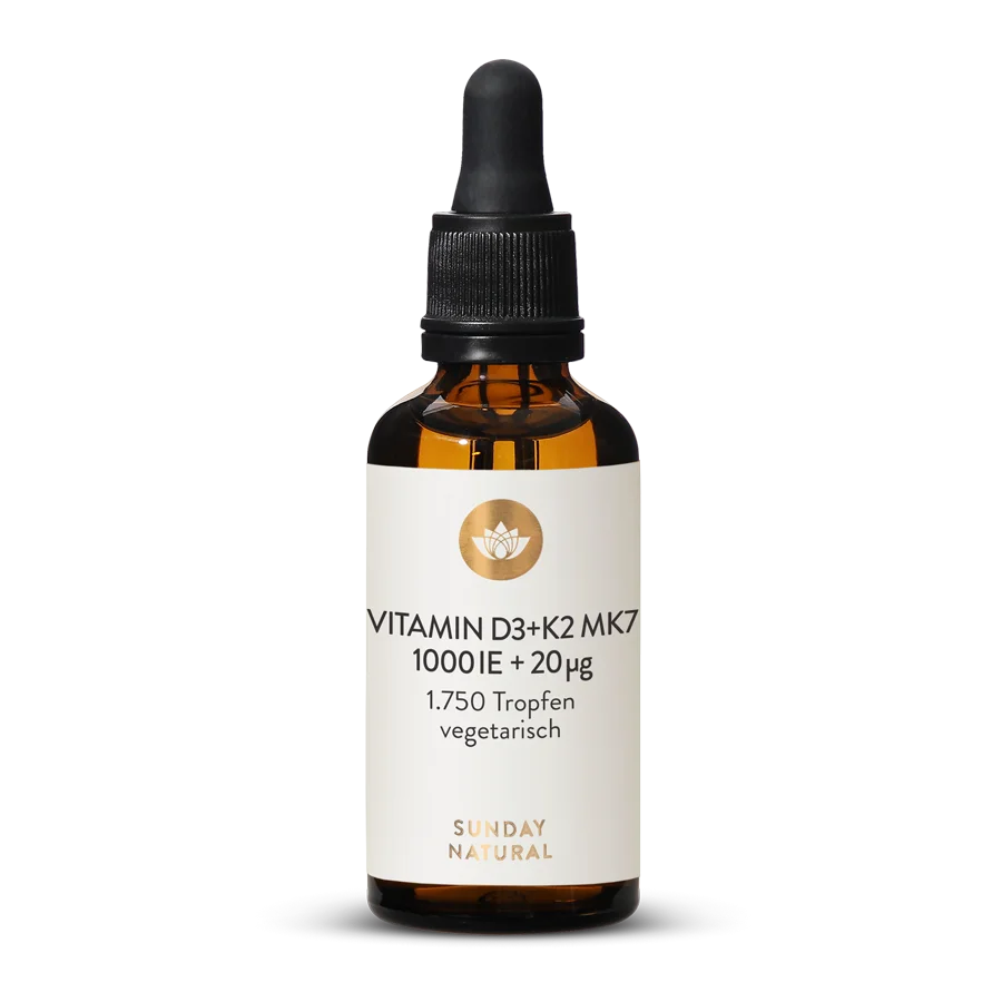 Vitamin D3 + K2 MK-7 1000 IU + 20µg Drops, XL 49ml