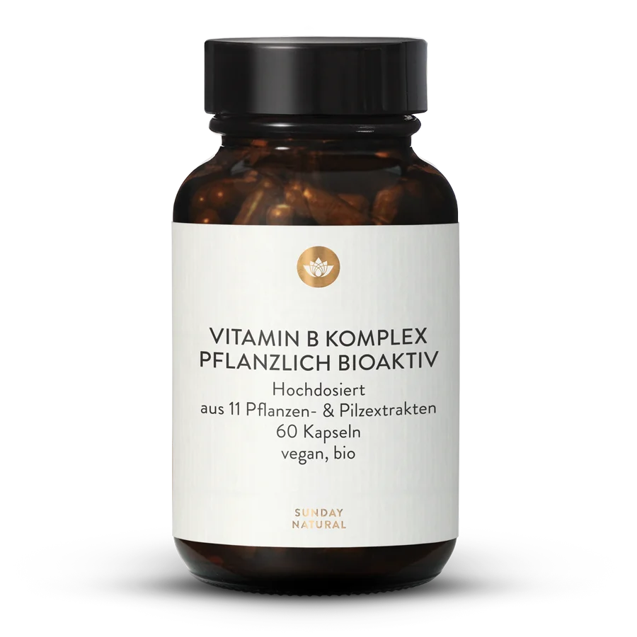 Plant-Based Vitamin B Complex, Bioactive 60 capsules