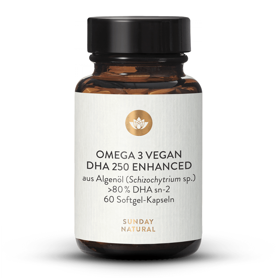 Omega 3 DHA 250 enhanced vegan 60 Softgels