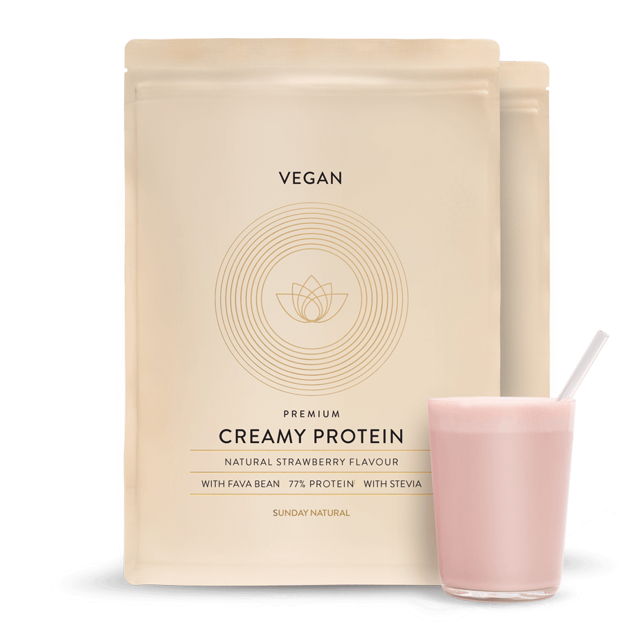 Creamy Protein Natural Strawberry 2x1000g