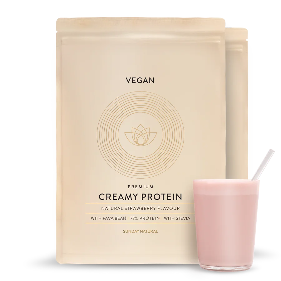 Creamy Protein Natural Strawberry 2x1000 g