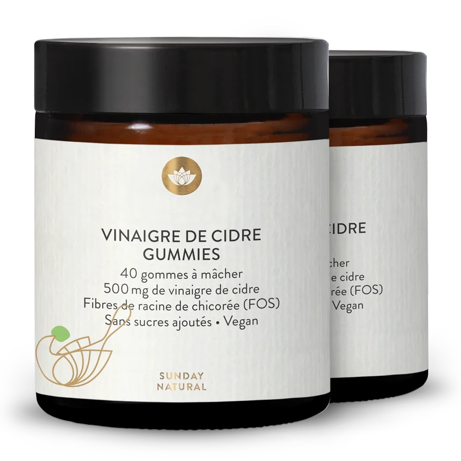 Gummies vinaigre de cidre de pomme 2 x 40 Gummies
