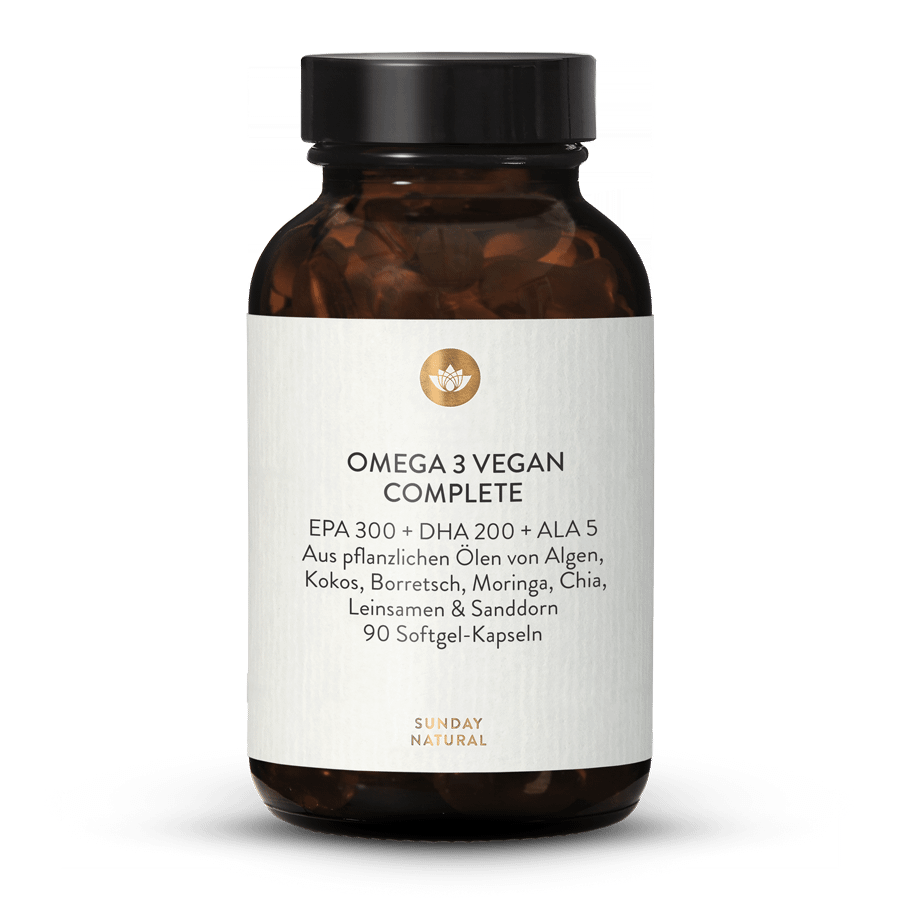 Omega 3 Complete EPA 300 + DHA 200 + ALA 5 vegan 90 Softgels